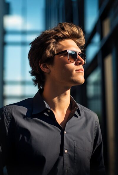 music band having conversation at sound recording studio